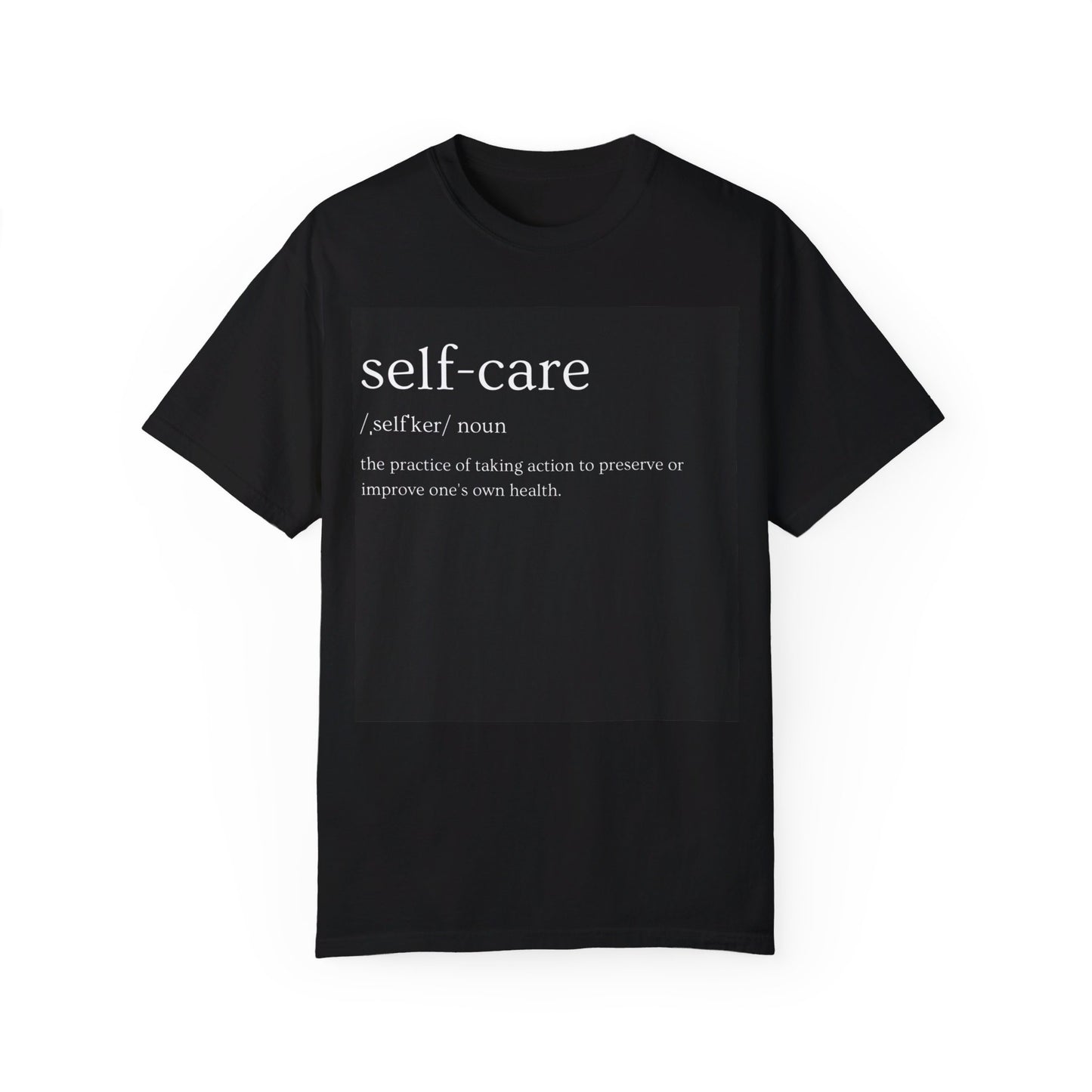 Self-care definition tee