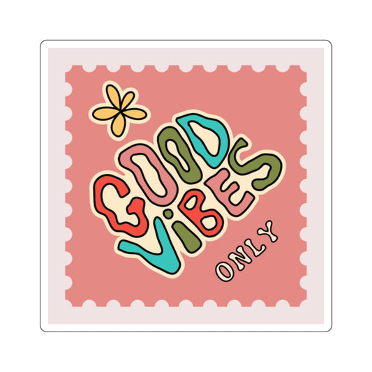 Good Vibes Stamp Sticker