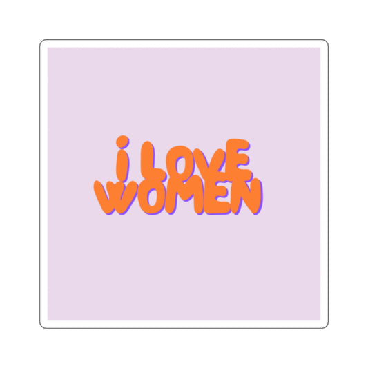 I love women sticker