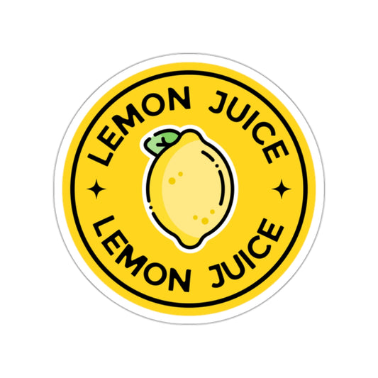 Lemon Juice Sticker